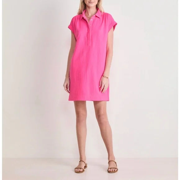 Vineyard Vines SS Shirtdress. New. Medium - Picture 1 of 3